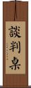 談判桌 Scroll