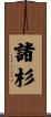 諸杉 Scroll