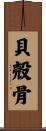 貝殻骨 Scroll