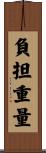 負担重量 Scroll