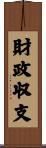 財政収支 Scroll