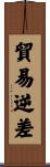 貿易逆差 Scroll