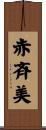 赤斉美 Scroll