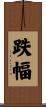跌幅 Scroll