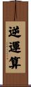 逆運算 Scroll