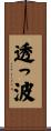 透っ波 Scroll