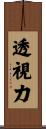 透視力 Scroll