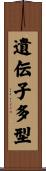 遺伝子多型 Scroll