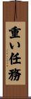 重い任務 Scroll