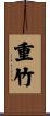 重竹 Scroll