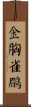 金胸雀鶥 Scroll