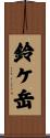 鈴ケ岳 Scroll