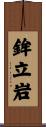 鉾立岩 Scroll
