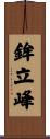 鉾立峰 Scroll