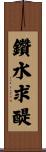 鑽水求醍 Scroll