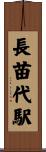 長苗代駅 Scroll