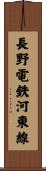 長野電鉄河東線 Scroll