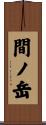 間ノ岳 Scroll
