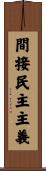 間接民主主義 Scroll