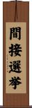 間接選挙 Scroll
