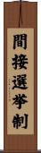 間接選挙制 Scroll
