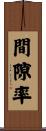 間隙率 Scroll