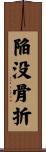 陥没骨折 Scroll