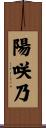 陽咲乃 Scroll
