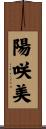 陽咲美 Scroll