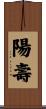 陽壽 Scroll