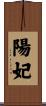 陽妃 Scroll