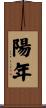 陽年 Scroll