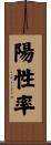 陽性率 Scroll