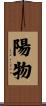 陽物 Scroll