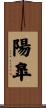陽皐 Scroll