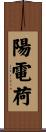 陽電荷 Scroll