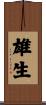 雄生 Scroll