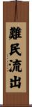難民流出 Scroll