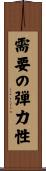 需要の弾力性 Scroll