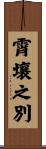霄壤之別 Scroll