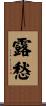 露愁 Scroll