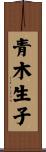青木生子 Scroll