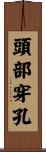 頭部穿孔 Scroll