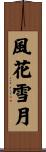 風花雪月 Scroll