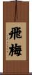 飛梅 Scroll
