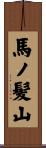 馬ノ髪山 Scroll