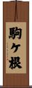 駒ケ根 Scroll