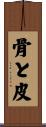 骨と皮 Scroll