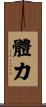 Physical Strength Scroll