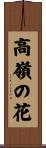 高嶺の花 Scroll